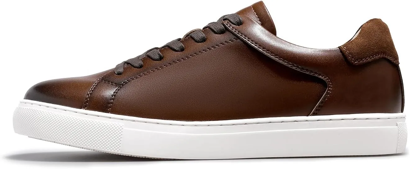 Men's Classic Sneakers Breathable Leather Oxford Casual Shoe