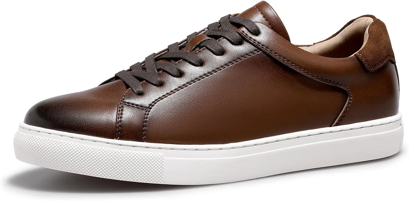 Men's Classic Sneakers Breathable Leather Oxford Casual Shoe