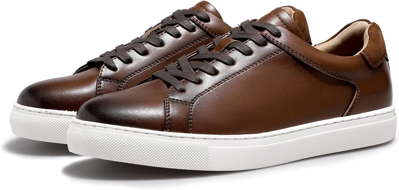 Men's Classic Sneakers Breathable Leather Oxford Casual Shoe