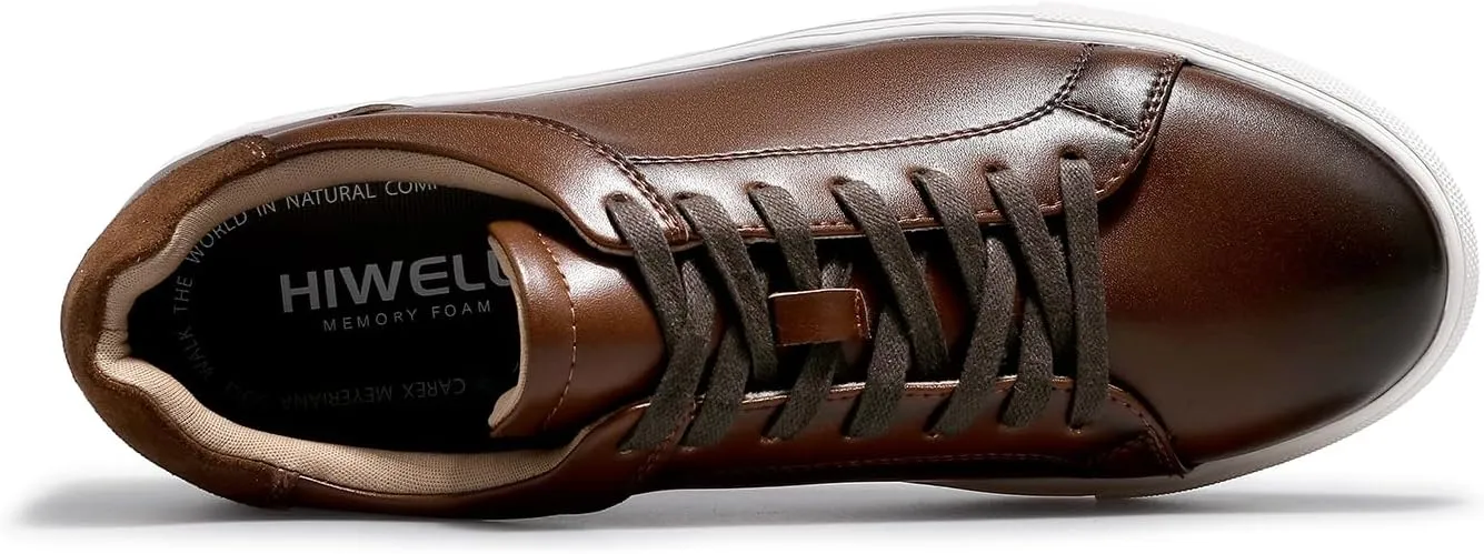 Men's Classic Sneakers Breathable Leather Oxford Casual Shoe
