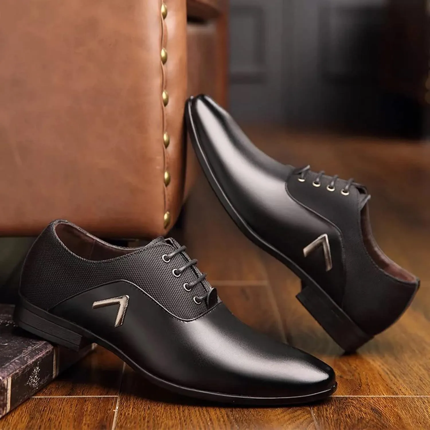 Mens Dress Shoes Comfort Soft Premium Leather Loafers Working Driving Walking Dress Leather Business Casual Shoes