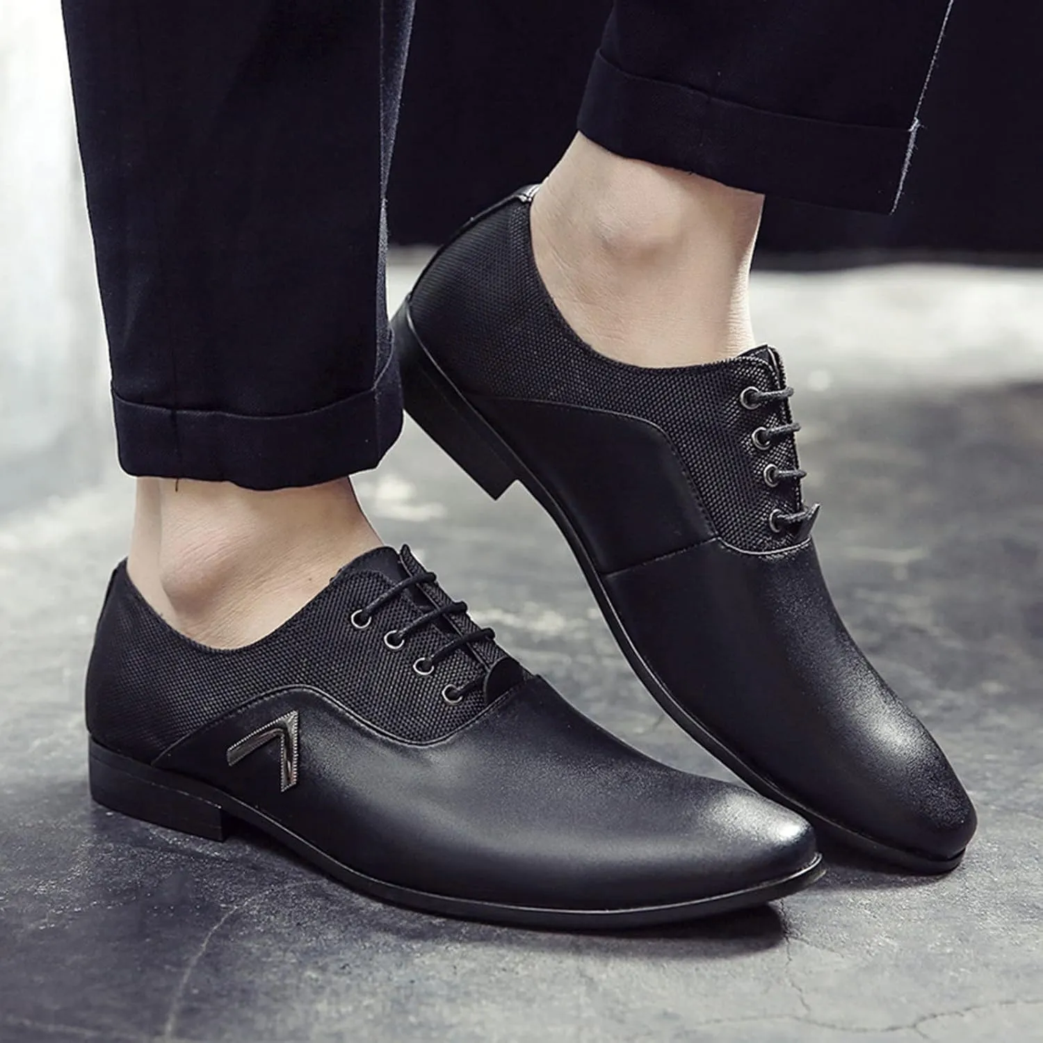 Mens Dress Shoes Comfort Soft Premium Leather Loafers Working Driving Walking Dress Leather Business Casual Shoes