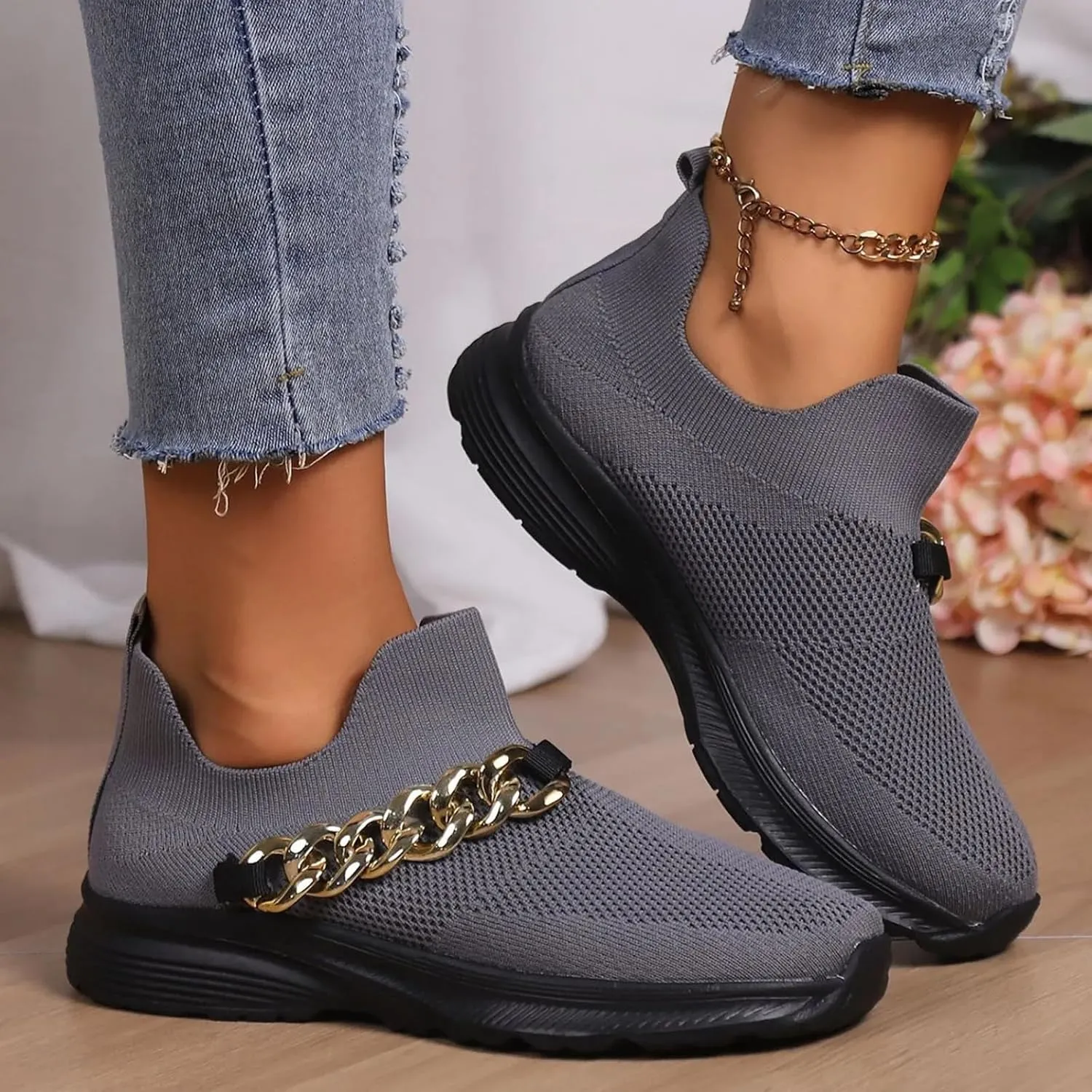 Mens Dress Shoes Walking Women's Casual Shoes Black Platform Sneaker Air Athletic Running Tennis Lightweight Waterproof Tennis Shoe White Loafers