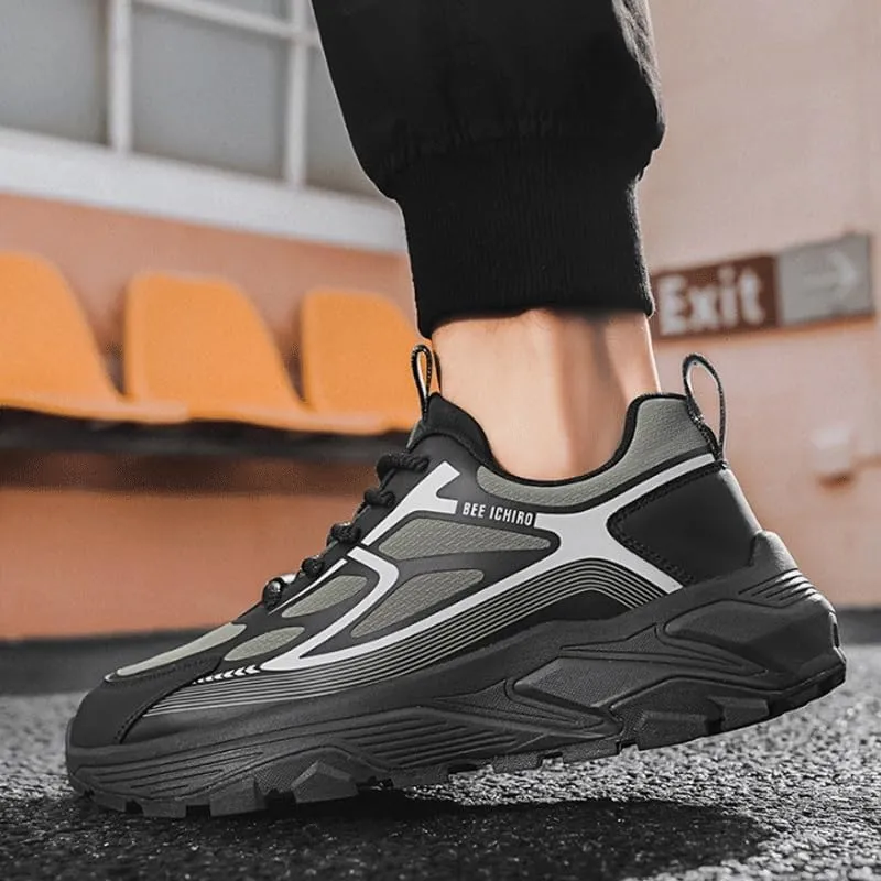 Mens Trainers Shoes Walking Running Gym Slip on Tennis Sneakers Joggers Sport Casual Outdoor Fashion Jogging Shoes Lightweight Breathable Comfortable Casual Summer Breathable Soft Sole