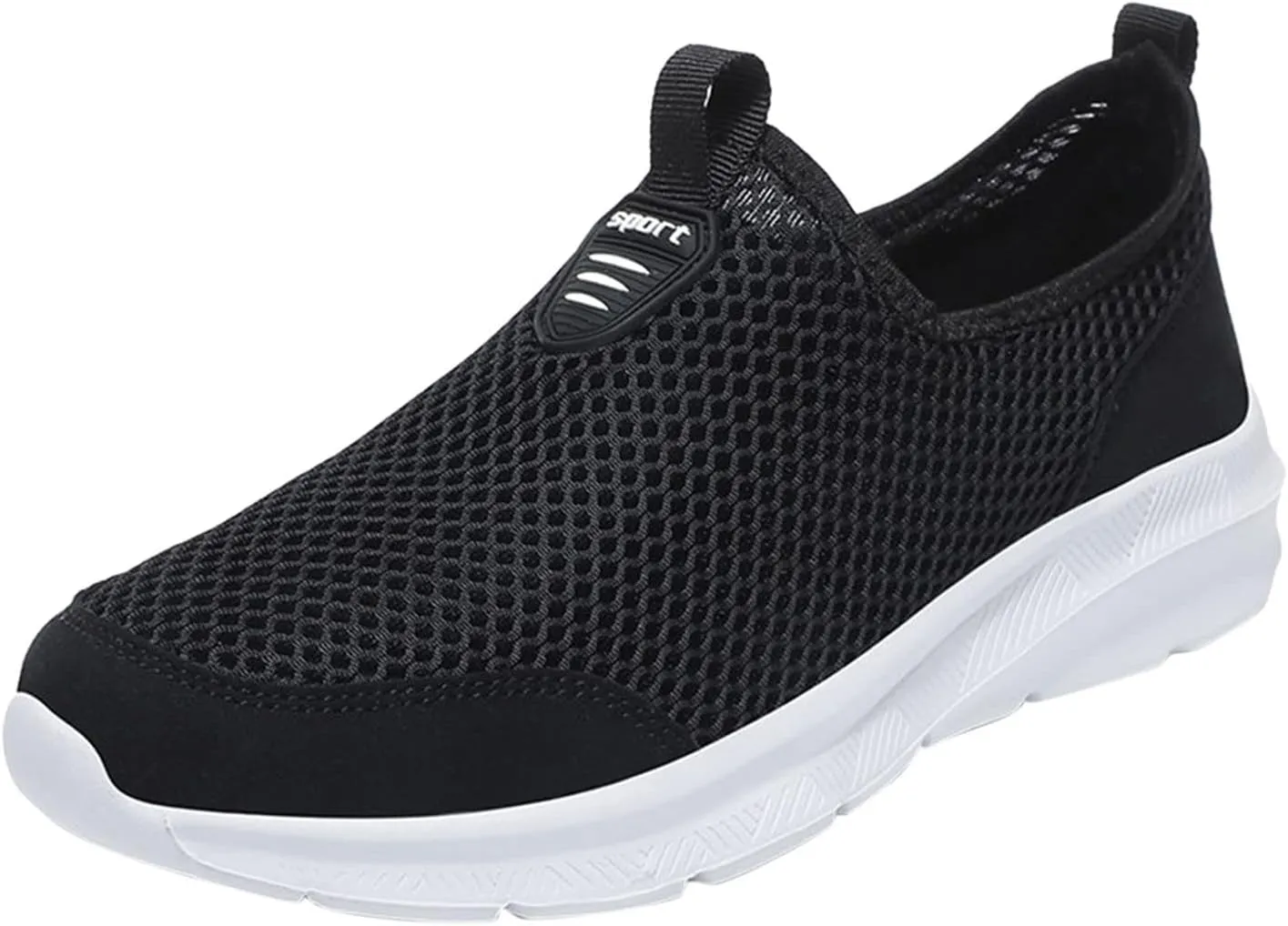 Mesh Slip On Sneaker for Women Comfort Casual Breathable Running Shoes Non Slip Lightweight Sneakers Walking Shoes Women Arch Support