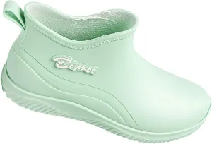 Mid Calf Rain Boots Womens Mens Grounded Footwear Fall Booties 2024 Low Heel Slip On Barefoot Shoes Women's Rubber Rain Boots Waterproof & Anti-slip Womens Chelsea Boots