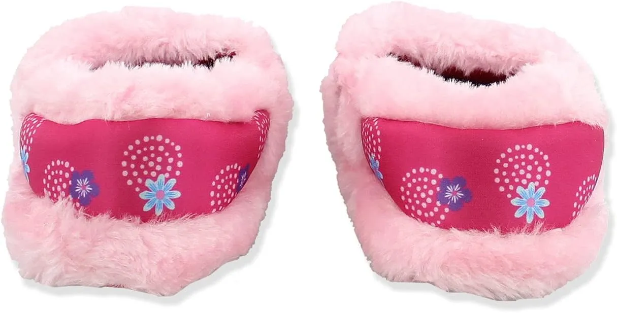 Minnie Mouse Toddler Girl's Plush A-Line Slippers