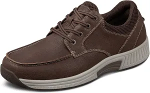 Orthofeet Men's Orthopedic Leather Leo Casual Shoes