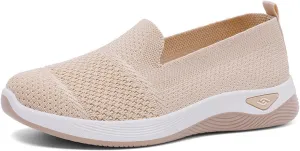 Orthopedic Shoes for Women Non-Slip Arch Support Slip on Shoes Go Walking Slip on Diabetic Foam Shoe Breathable Soft Comfort Wear Arch Support Sneakers Athletic Walking Sneaker