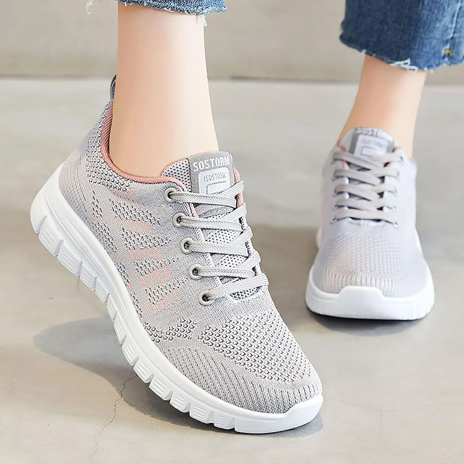 Orthopedic Shoes for Women Slip On Sneakers Comfortable Arch Support Walking Shoes Non Slip Casual Athletic Shoes