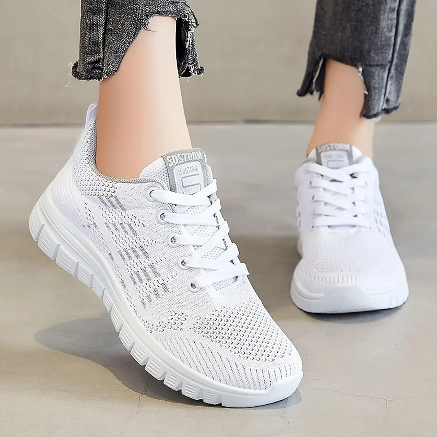 Orthopedic Shoes for Women Slip On Sneakers Comfortable Arch Support Walking Shoes Non Slip Casual Athletic Shoes