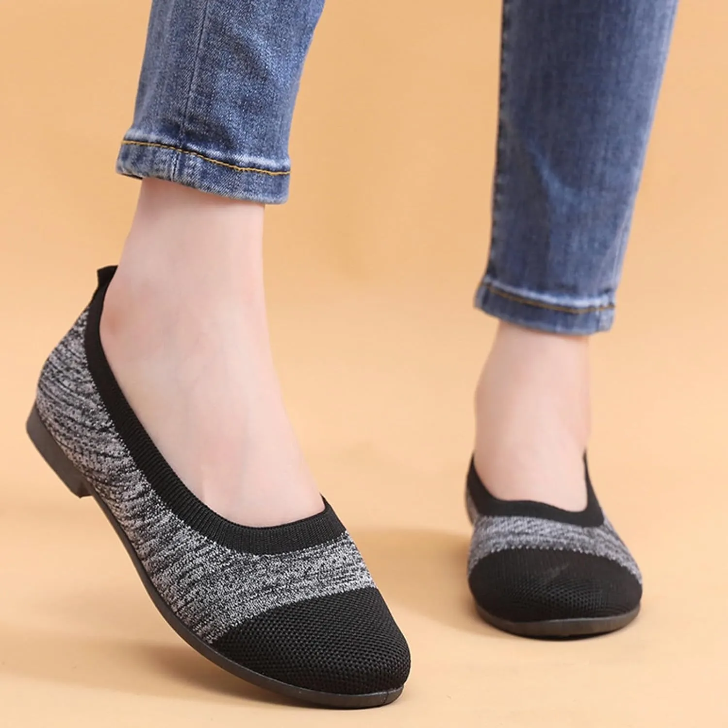 Orthopedic Tennis Shoes for Women Mesh Lace-Up Casual Sneakers Comfortable Lightweight Non Slip Cushion Sneakers Wide Width Running Shoes