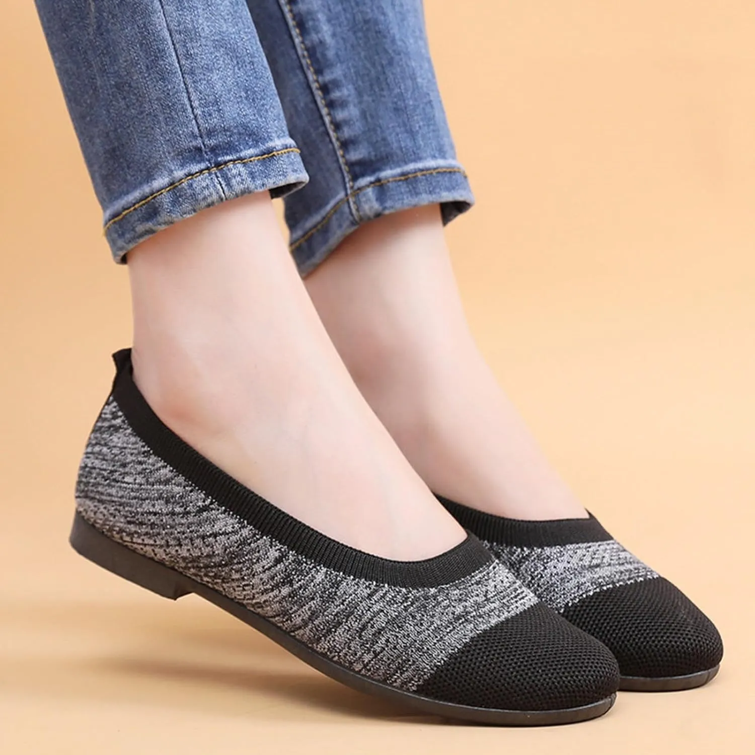 Orthopedic Tennis Shoes for Women Mesh Lace-Up Casual Sneakers Comfortable Lightweight Non Slip Cushion Sneakers Wide Width Running Shoes