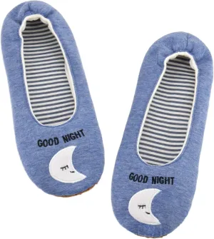 Panda Bros Women's Ballerina House Slippers,Anti-Skid Comfy Warm Ballet Style Slippers