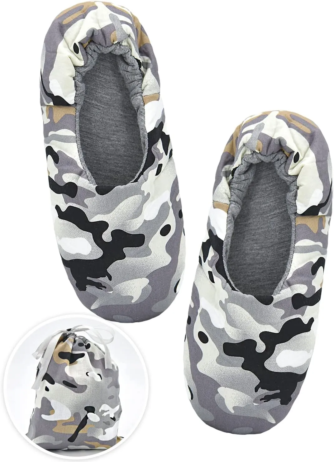 Panda Bros Women's Ballerina House Slippers,Anti-Skid Comfy Warm Ballet Style Slippers