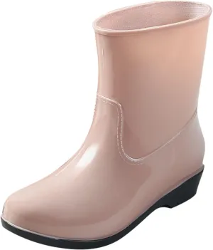 Rain Boots Women Tall Waterproof Mens Grounded Footwear Booties To Wear with Dresses Work Barefoot Shoes Packable Tall Rain Boots for Women Waterproof Chelsea Boots