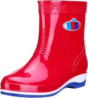 Rain Boots Women Women's Short Rain Boots Waterproof Garden Shoes Outdoor Rain Shoes for Hunting Gardening Farming