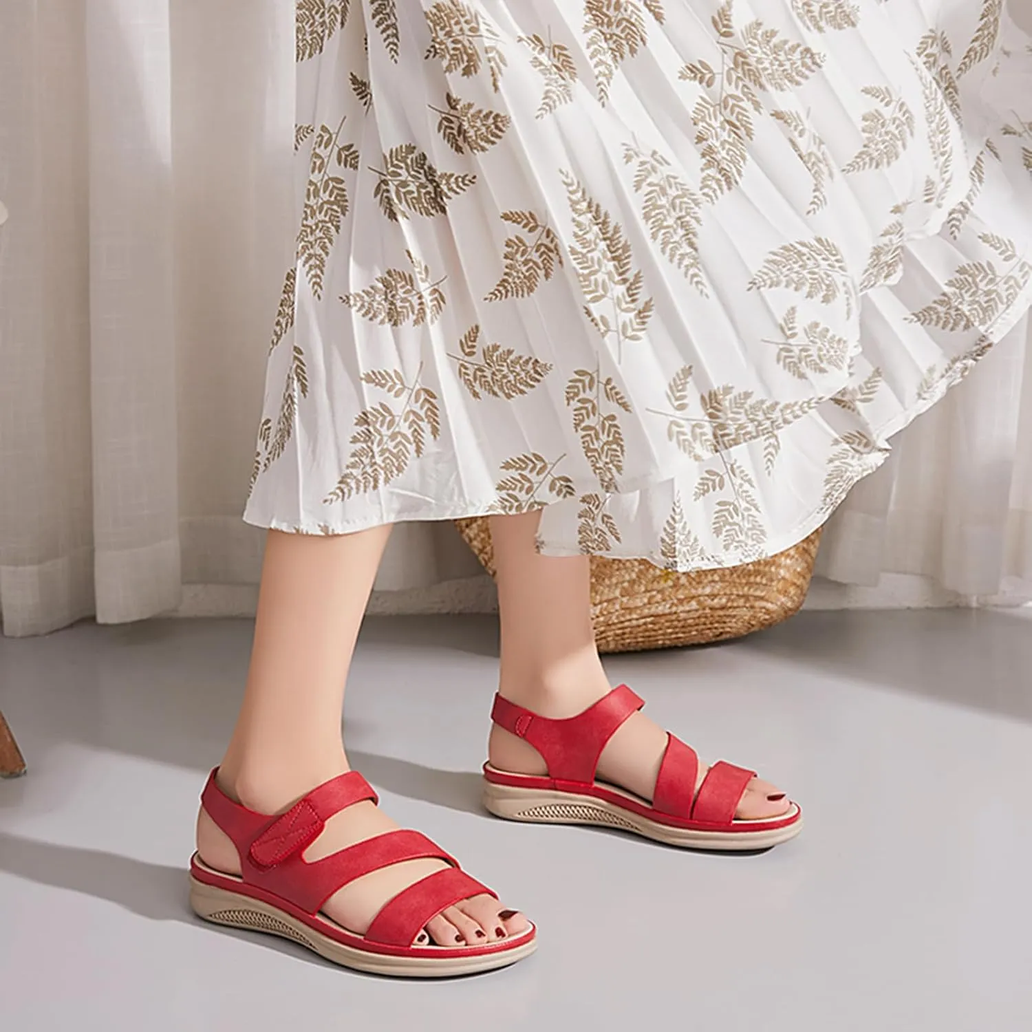 Roimaash Comfy Sports Sandals Orthopedic for Women
