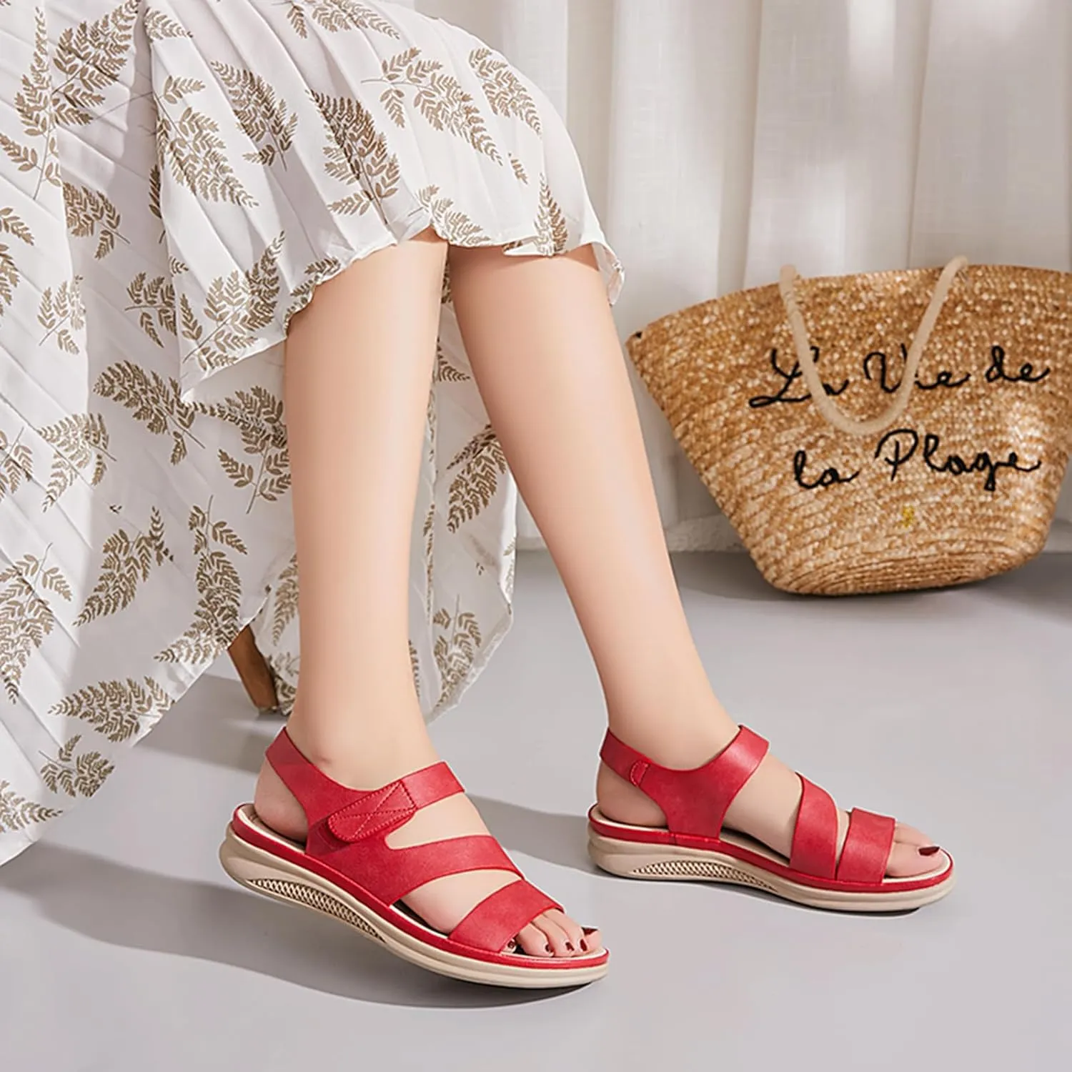 Roimaash Comfy Sports Sandals Orthopedic for Women