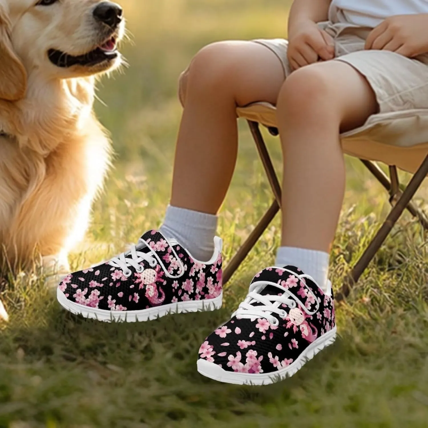 Running Athletic Shoes for Girls Slip On Tennis Shoes Kids Gym Shoes