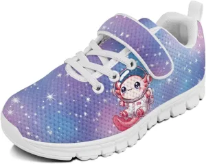 Running Athletic Shoes for Girls Slip On Tennis Shoes Kids Gym Shoes