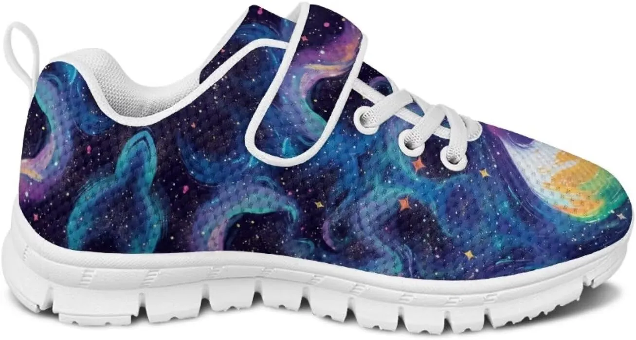 Running Athletic Shoes for Girls Slip On Tennis Shoes Kids Gym Shoes