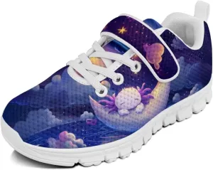 Running Athletic Shoes for Girls Slip On Tennis Shoes Kids Gym Shoes