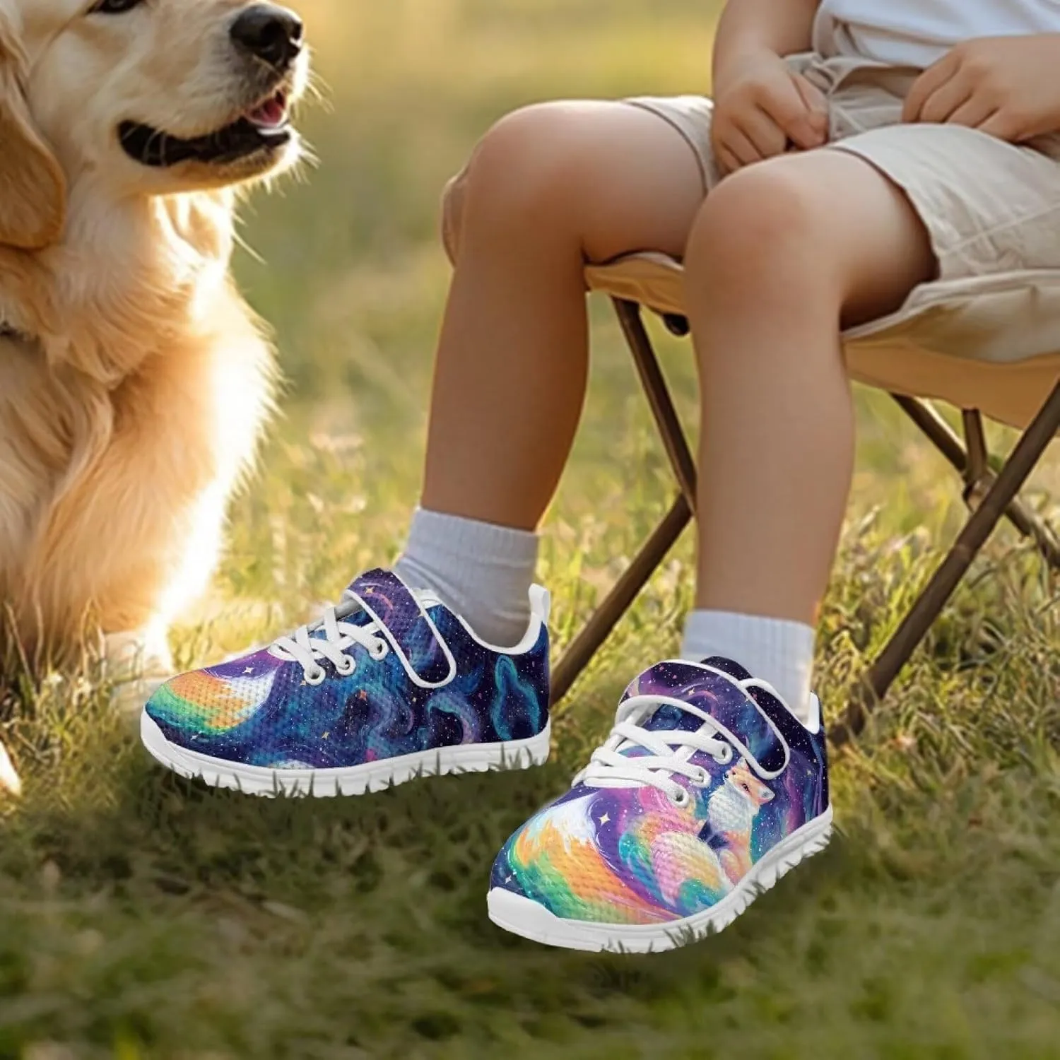 Running Athletic Shoes for Girls Slip On Tennis Shoes Kids Gym Shoes