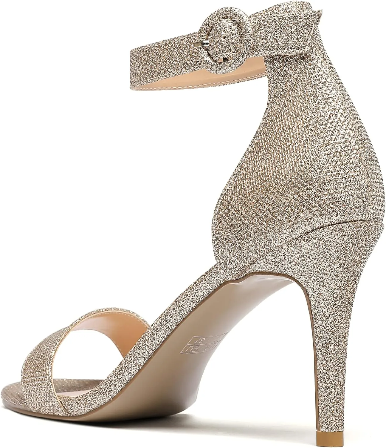 SAMMITOP Women's Open Toe High Heels Ankle Strap Sandals Stilettos Shoes