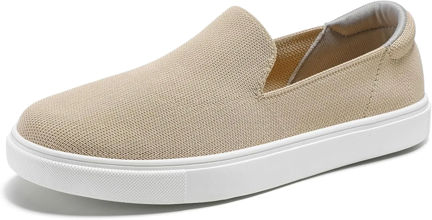 STQ Slip on Shoes for Women Breathable Fashion Sneakers Comfortable Knit Casual Shoes