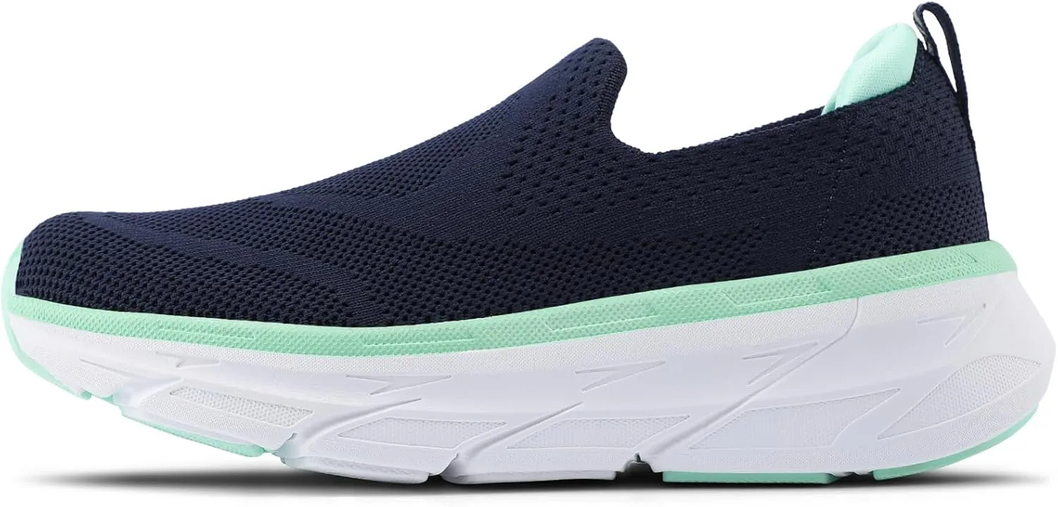 STQ Slip on Sneakers Women Walking Shoes with Arch Support Comfortable Non-Slip Nurse Shoes