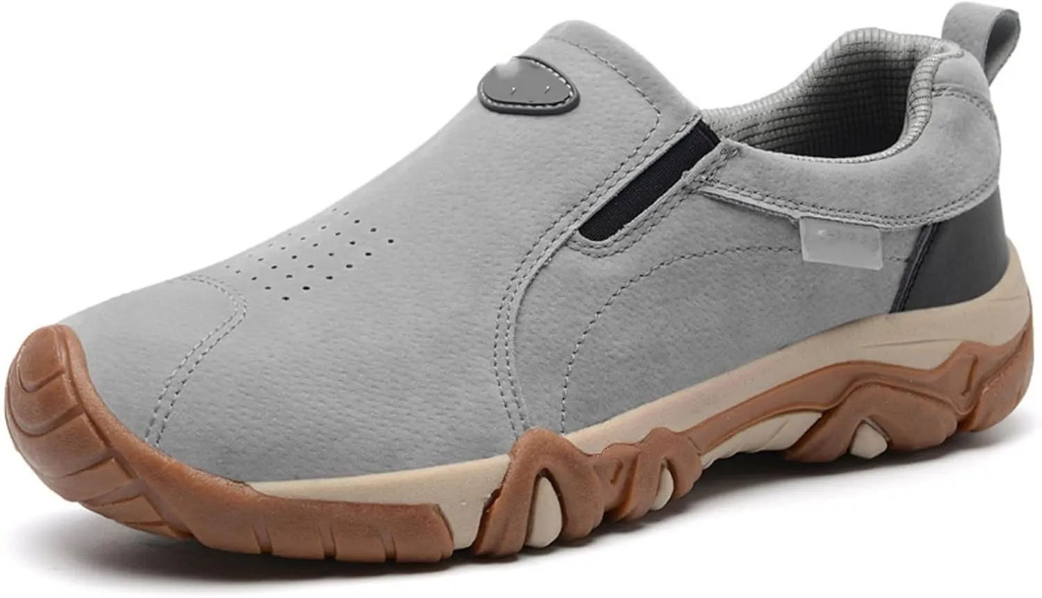 Summer Casual Breathable Men's Shoes,Classic Suede Leather Oxford Dress Shoes Business Casual Shoes,Durable Lightweight Breathable Casual Walking Shoes