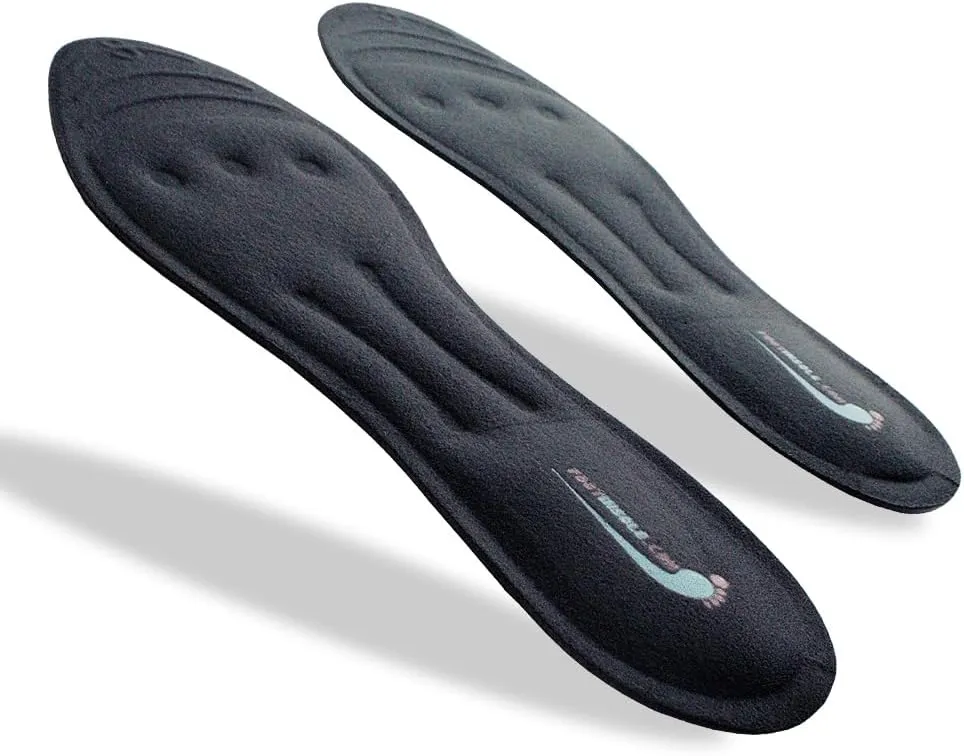 Superior Massaging Gel Shoe Inserts – Comfort & Shock-Absorbing Insoles for Foot Relief, Glycerin-Filled for Men & Women (11.5 US Men's (XL Size))
