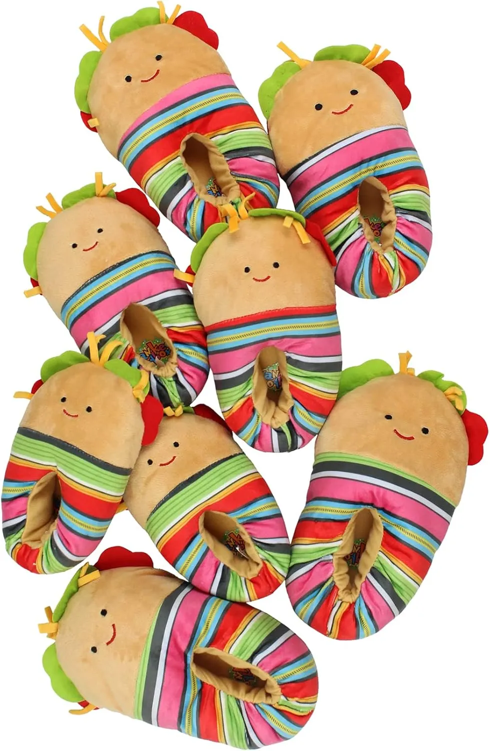 Toddler and Kids Ultra Soft Plush Mooshy Stuffed Novelty Slippers