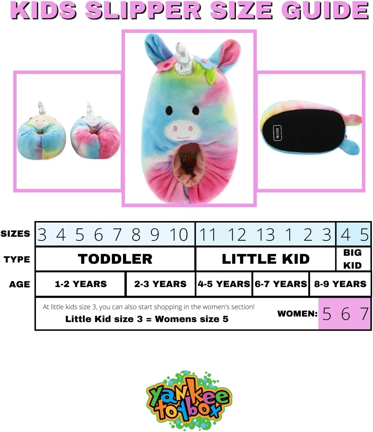 Toddler and Kids Ultra Soft Plush Mooshy Stuffed Novelty Slippers