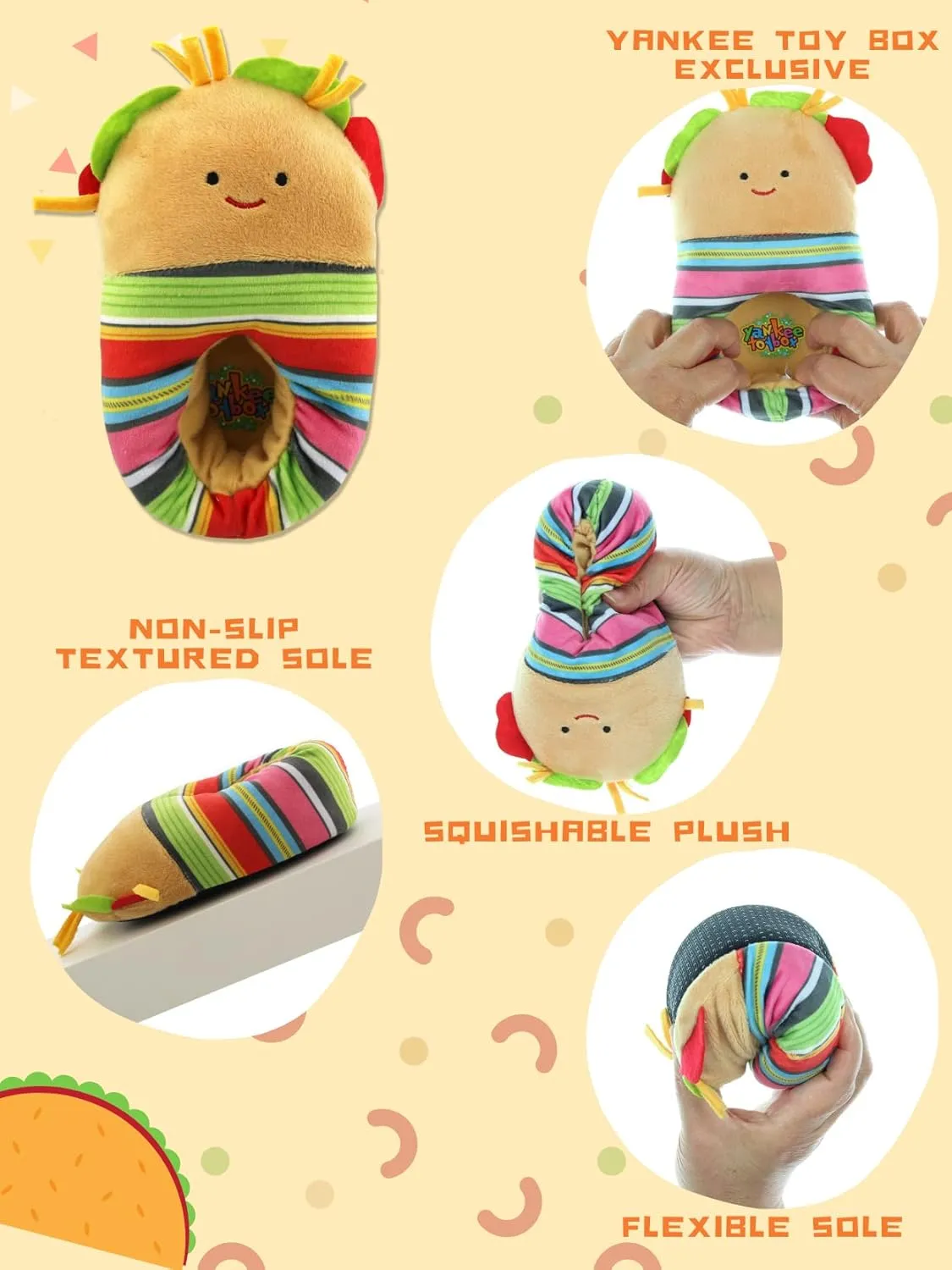 Toddler and Kids Ultra Soft Plush Mooshy Stuffed Novelty Slippers