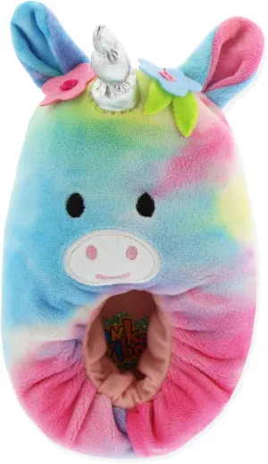 Toddler and Kids Ultra Soft Plush Mooshy Stuffed Novelty Slippers