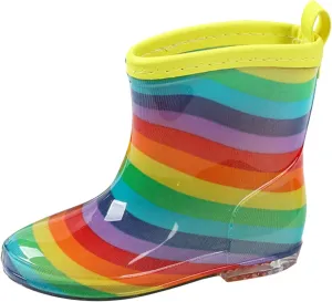 Toddler Rain Boots Rain Boots Short Rain Boots for Toddler Easy On Lightweight Girl Boots Waterproof Ankle Boots