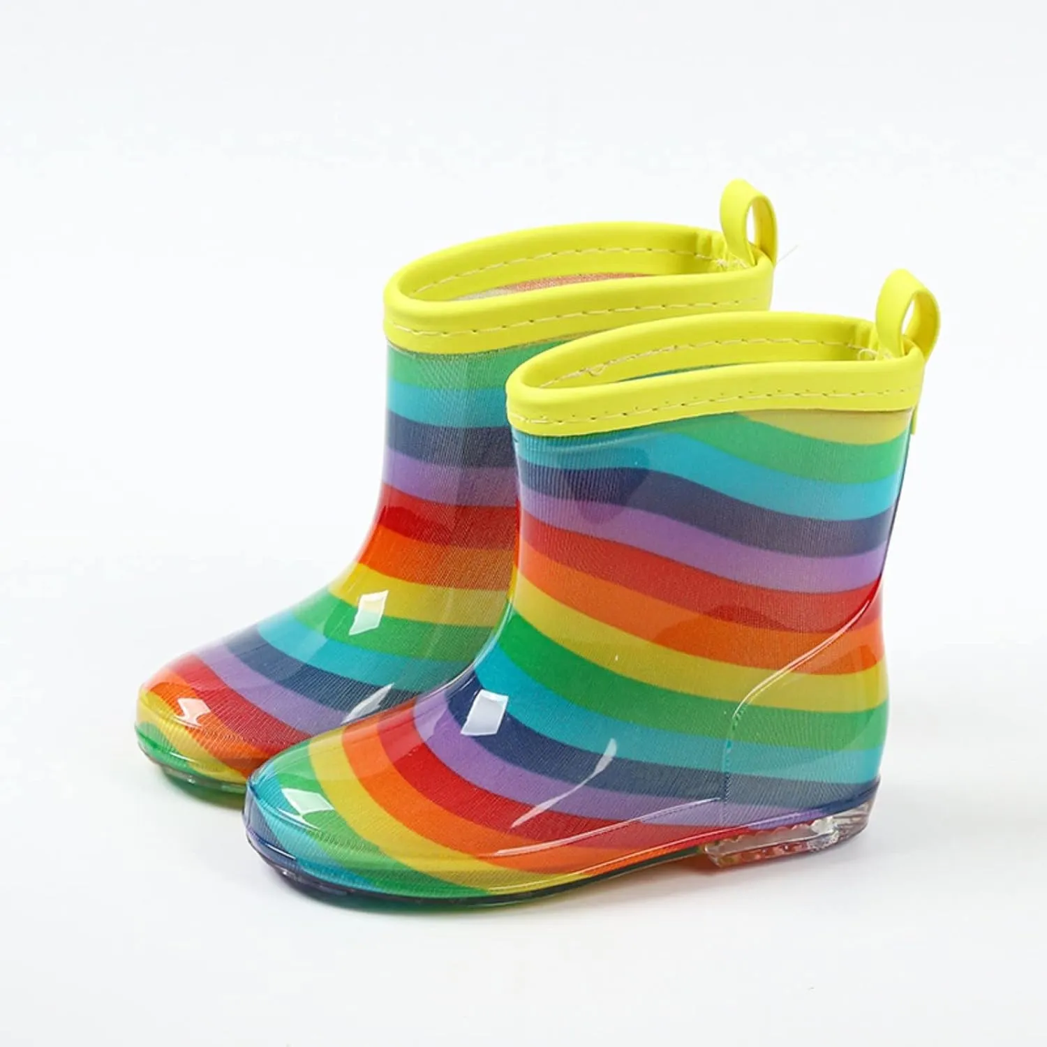 Toddler Rain Boots Rain Boots Short Rain Boots for Toddler Easy On Lightweight Girl Boots Waterproof Ankle Boots