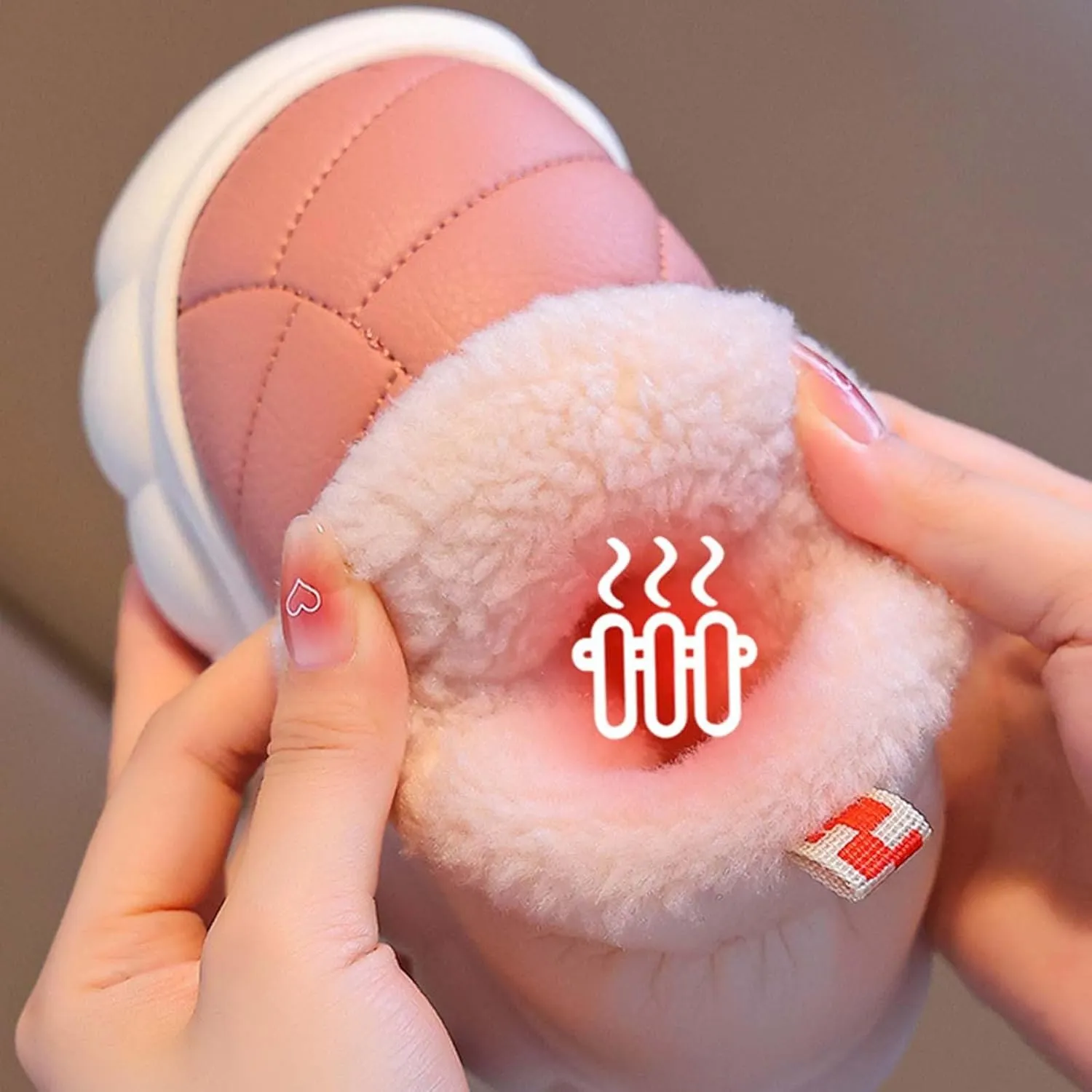 Toddler Snow Ankle Boots for Girls Cozy Plush Lined Boots Newborn Infant Soft Cozy Shoes Warm Non Slip Shoes