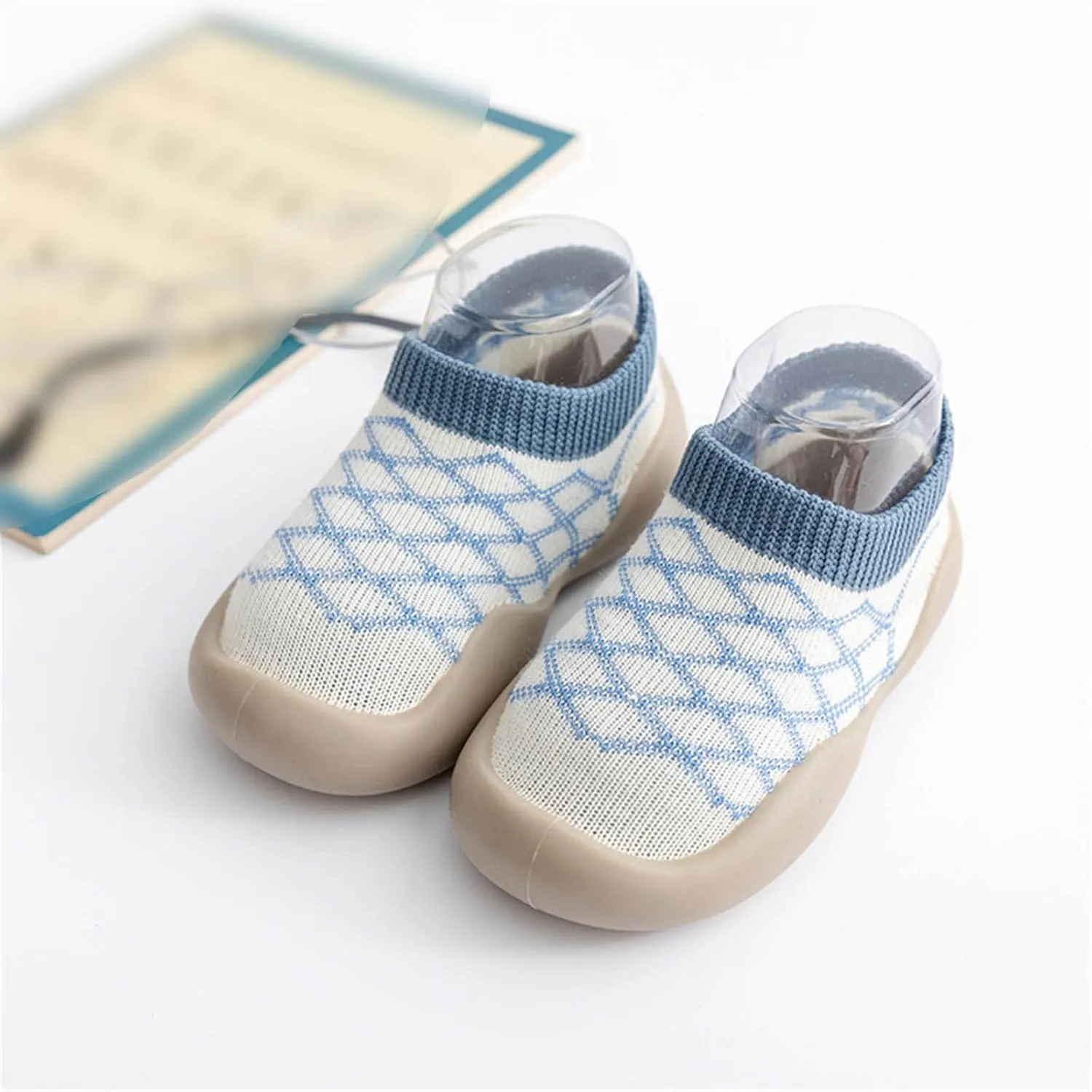 Toddler Sock Shoes,Infant Boys Girls Animal Cartoon Socks Shoes Fleece Warm Floor Socks Non Slip Sock Shoes B