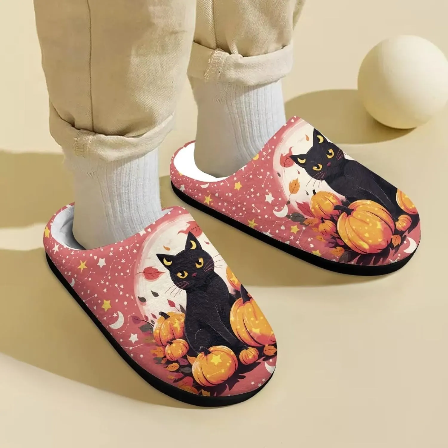 Tuoxiukan Slippers for Girls Soft Plush House Slippers Boys Winter Warm Fluffy Slippers at Home