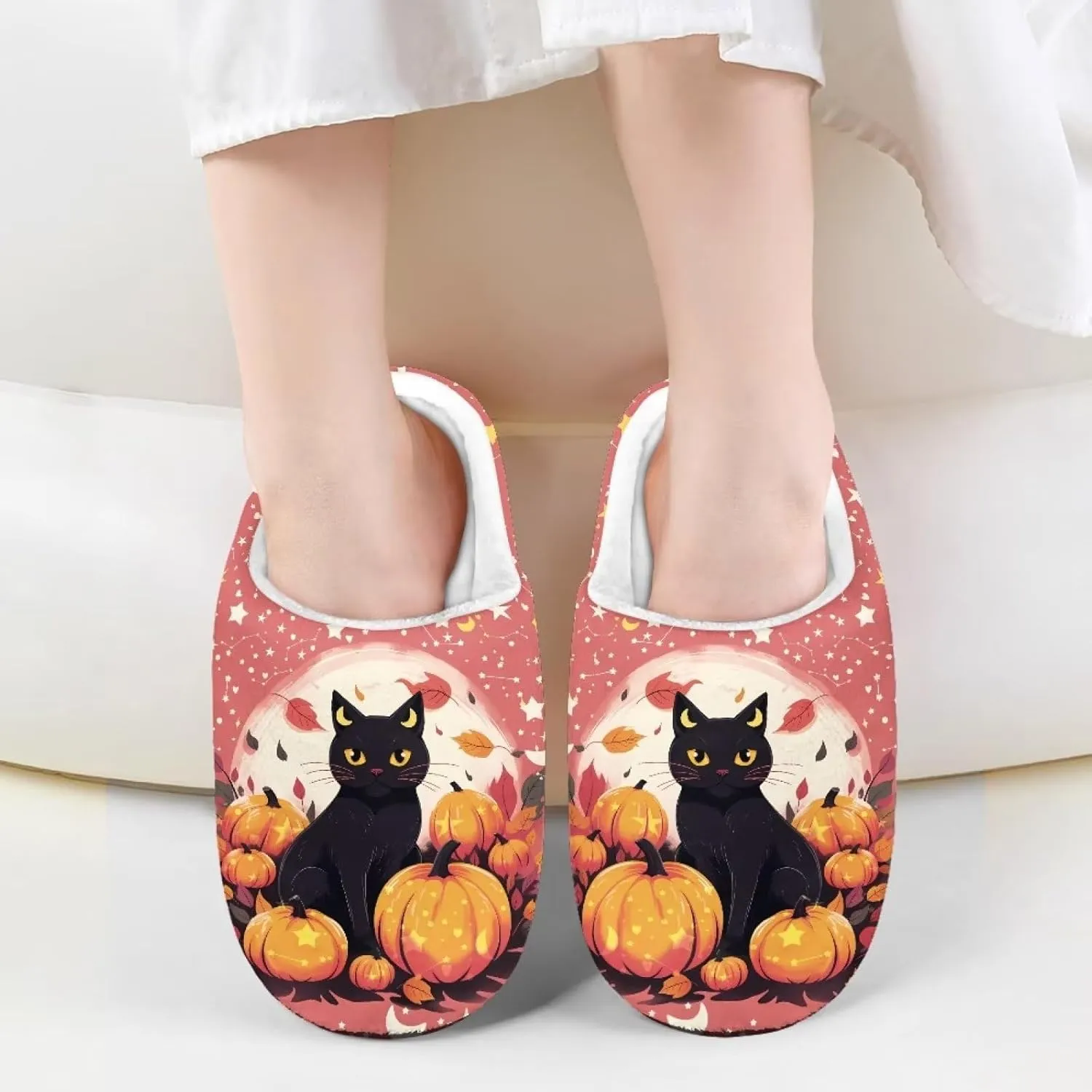 Tuoxiukan Slippers for Girls Soft Plush House Slippers Boys Winter Warm Fluffy Slippers at Home