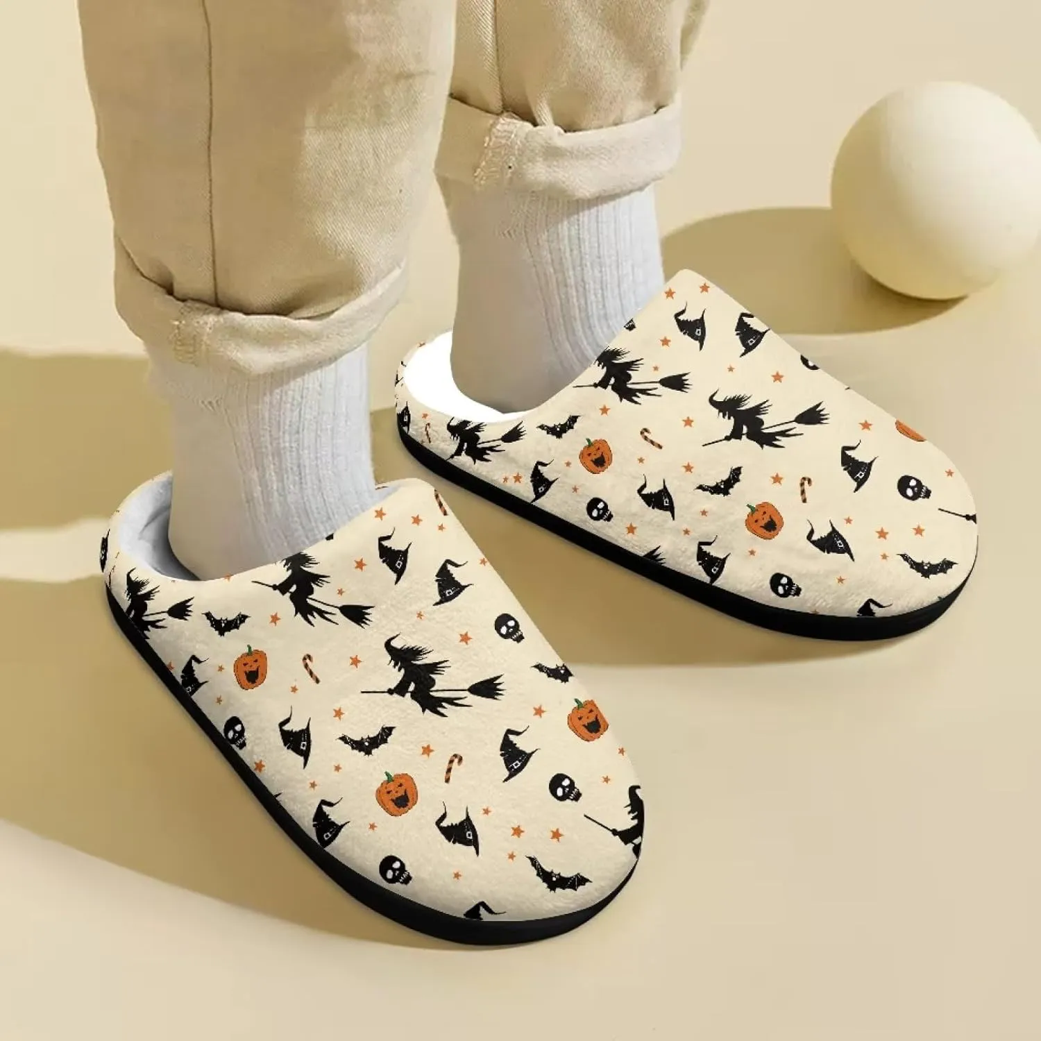 Tuoxiukan Slippers for Girls Soft Plush House Slippers Boys Winter Warm Fluffy Slippers at Home