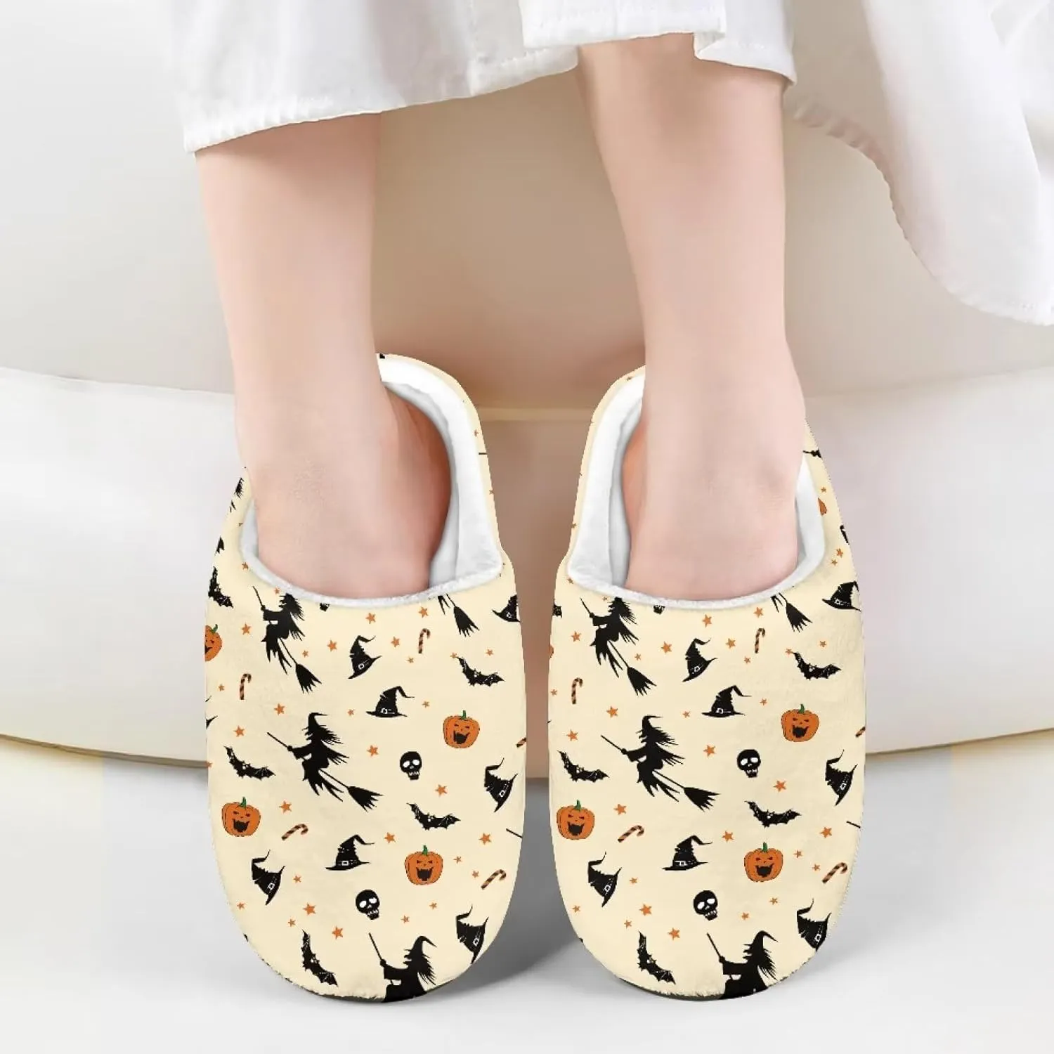 Tuoxiukan Slippers for Girls Soft Plush House Slippers Boys Winter Warm Fluffy Slippers at Home