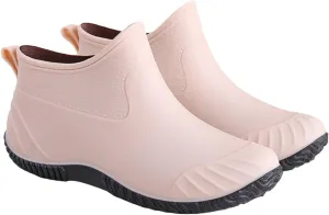 Valentines Day Decorations Mid Calf Rain Boots Women Rain Boots for Women and Men, Waterproof Rubber Slip On Shoes Women Rain Covers For Shoes Women Stylish Footwear Chelsea Boots Women