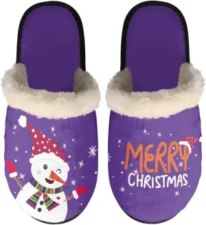 Women Slippers Plush Cozy Fuzzy Slippers Anti-Skid Sole Plush Slippers for Women Fluffy Indoor Outdoor Shoe