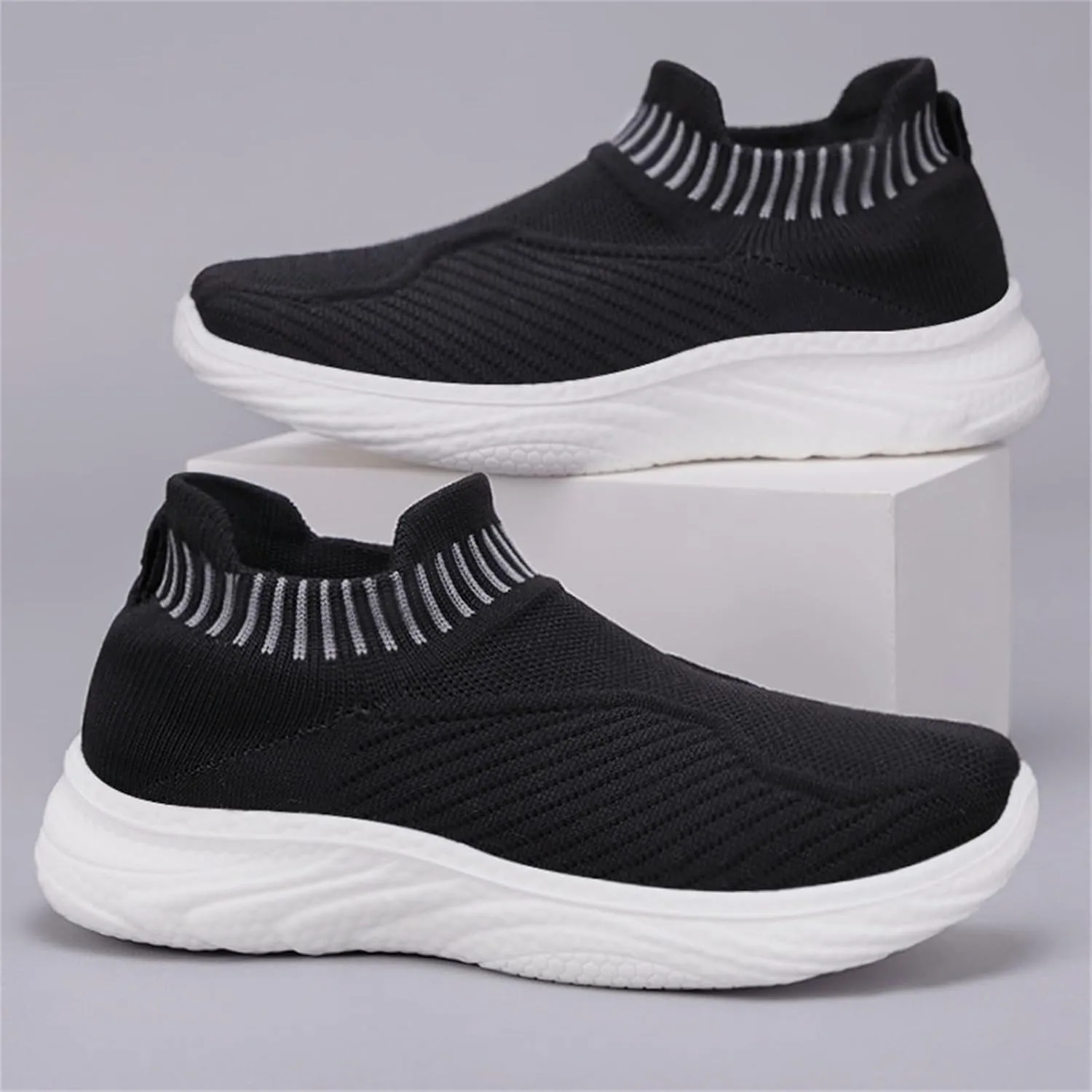 Women Woven Comfy Orthopedic Walking Shoes, 2025 New Women's Breathable Slip On Arch Support Non-Slip Sneakers with Arch Support