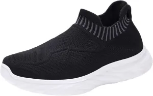 Women Woven Comfy Orthopedic Walking Shoes, 2025 New Women's Breathable Slip On Arch Support Non-Slip Sneakers with Arch Support