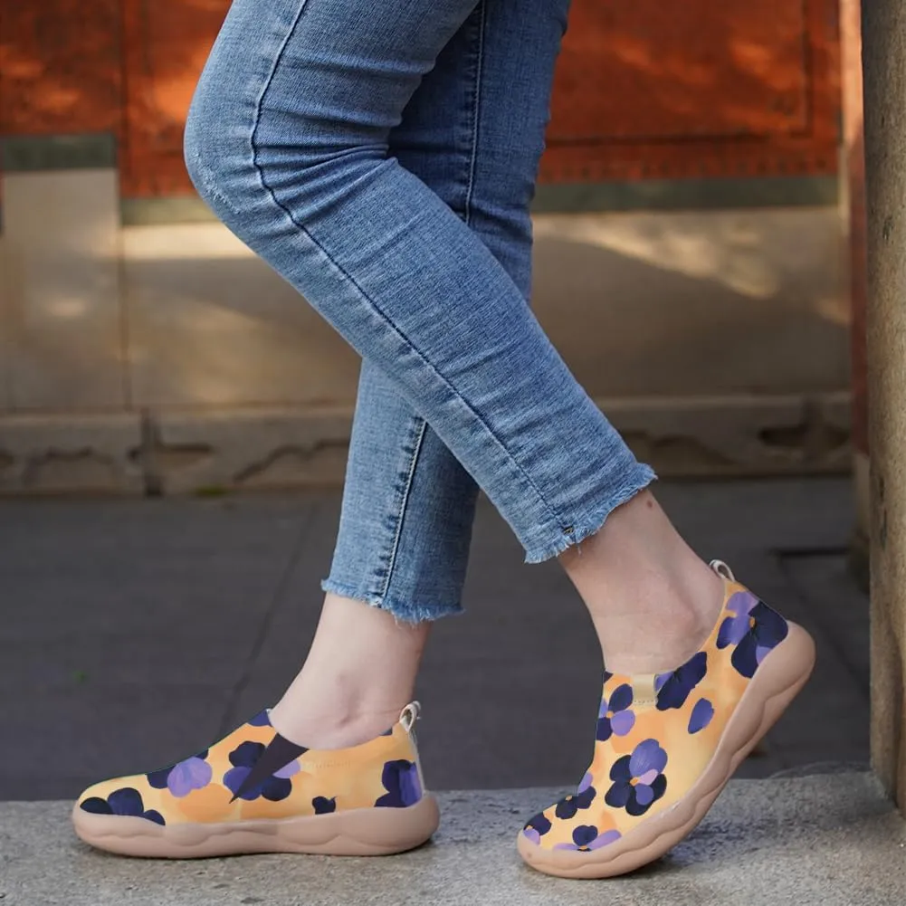 Women's Art Travel Slip-On Casual Shoes Lightweight Breathable Loafers Comfortable Walking Sneakers